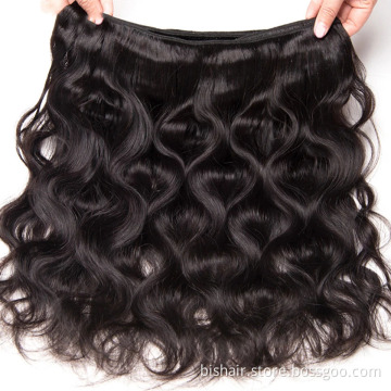 Wholesale Brazilian Body Wave Hair 3 Bundles Natural Human Hair Weave Bundles Cuticle Aligned Raw Unprocessed Hair Bundles